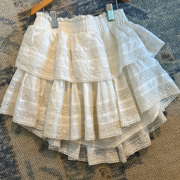 Loveshackfancy ruffle miniskirt - Picture 2 of 4